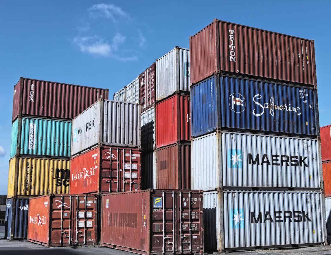 SOC Containers at a depot