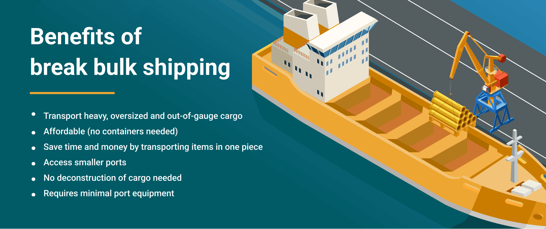 Want to know about break bulk shipping? [+ benefits 2022]