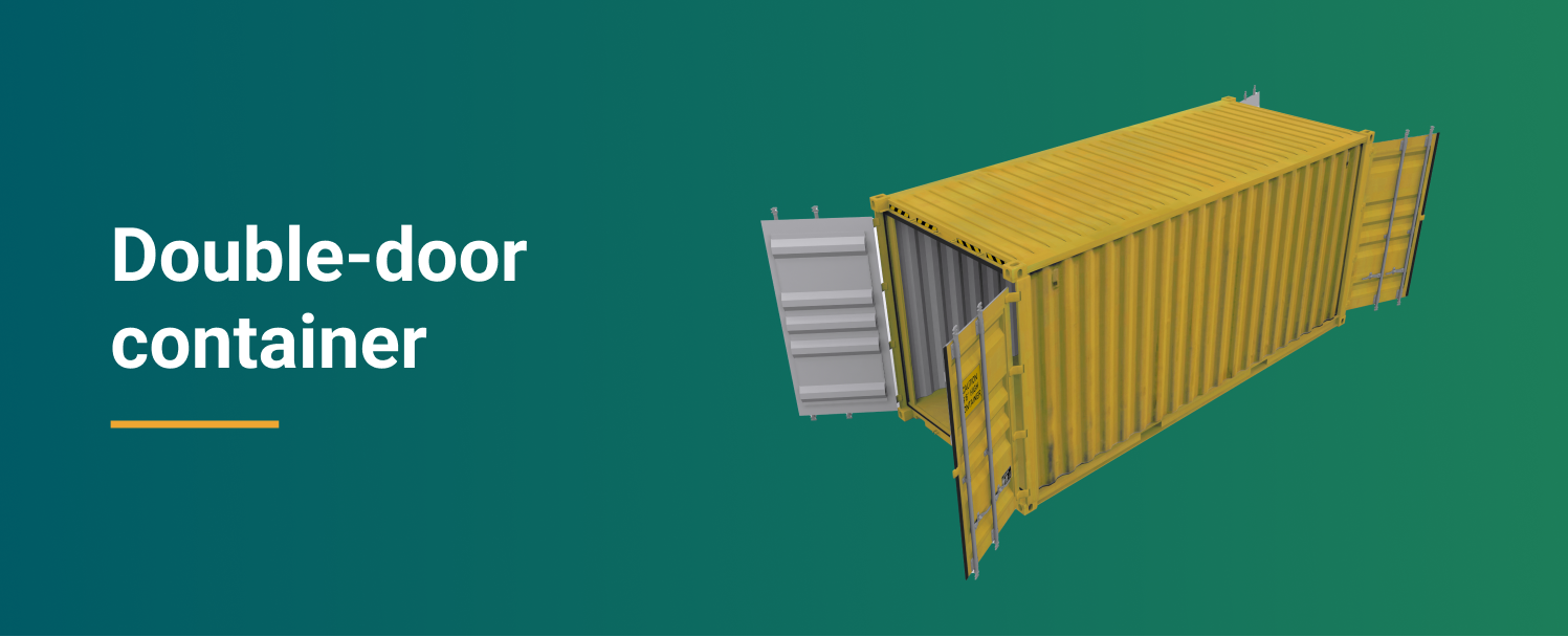 double door container 