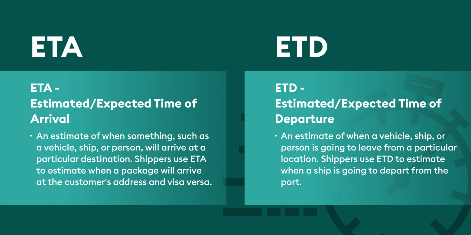 ETA vs ETD