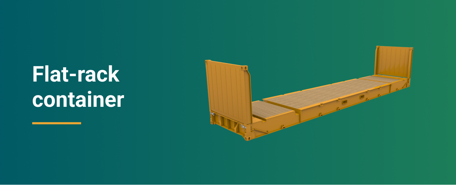 flat rack container