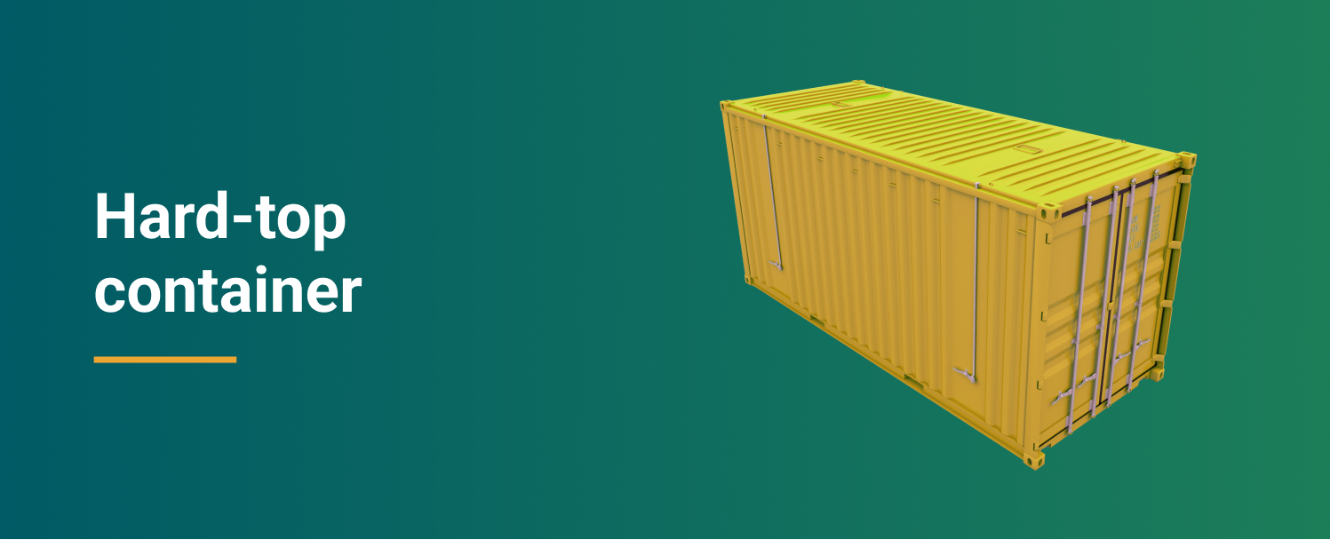 hard top container