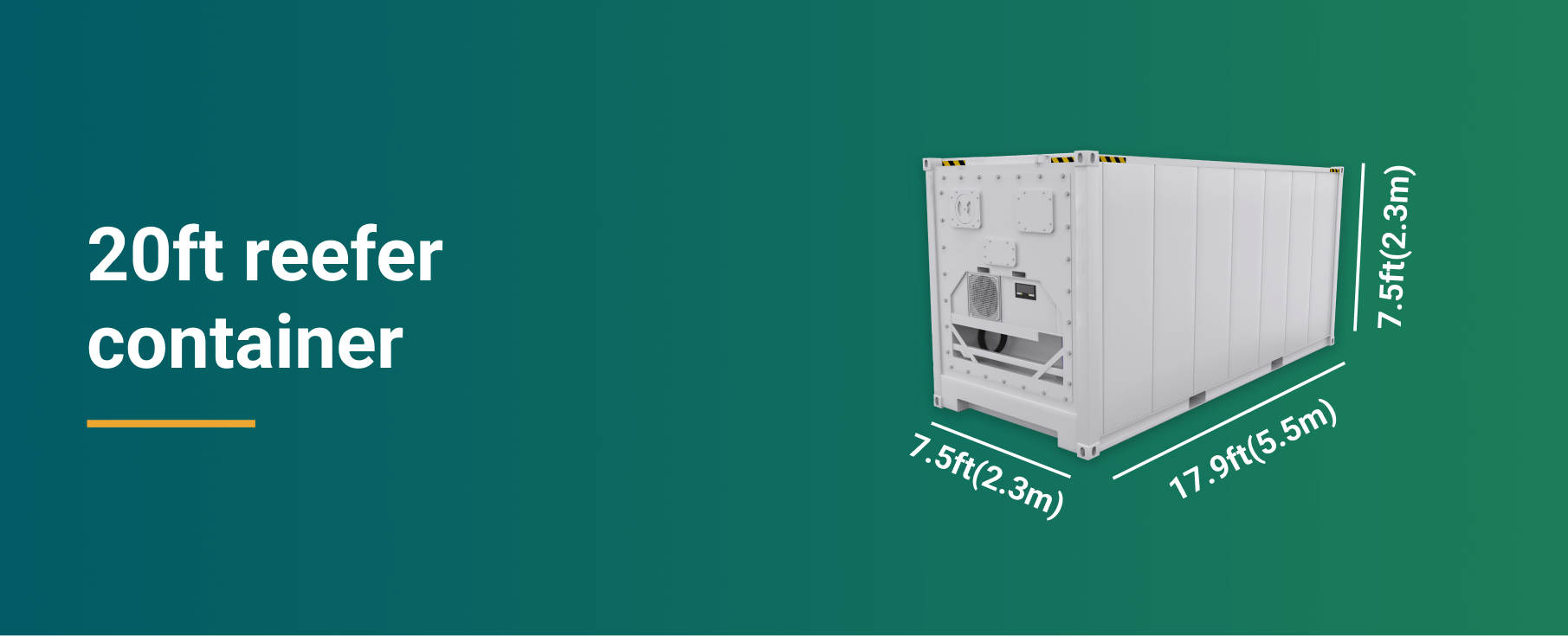 reefer container dimensions