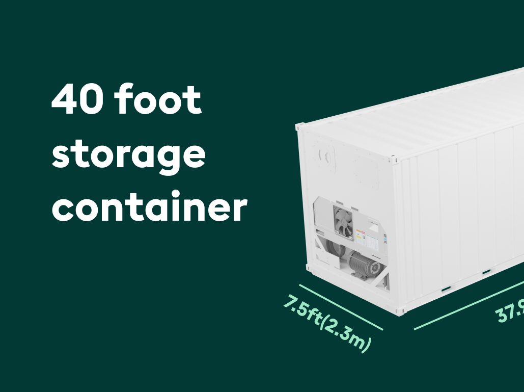 40ft storage container