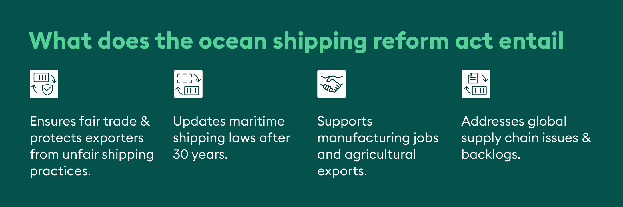 ocean shipping reform act 